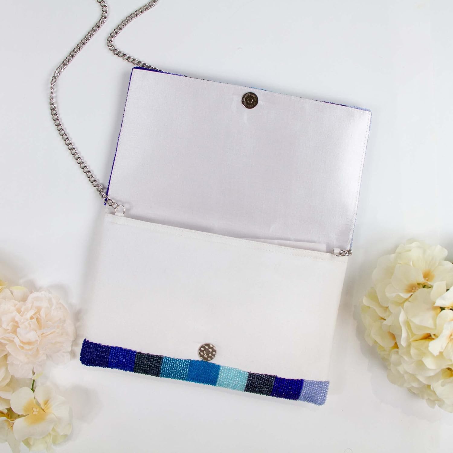 Blame it on the Goose Clutch, Beaded Purse for Bachelorette, Bachelorette Party, Bride Gift, Engagement Gift for Bride To Be, Summer Clutch, Beaded Bag - Image 4