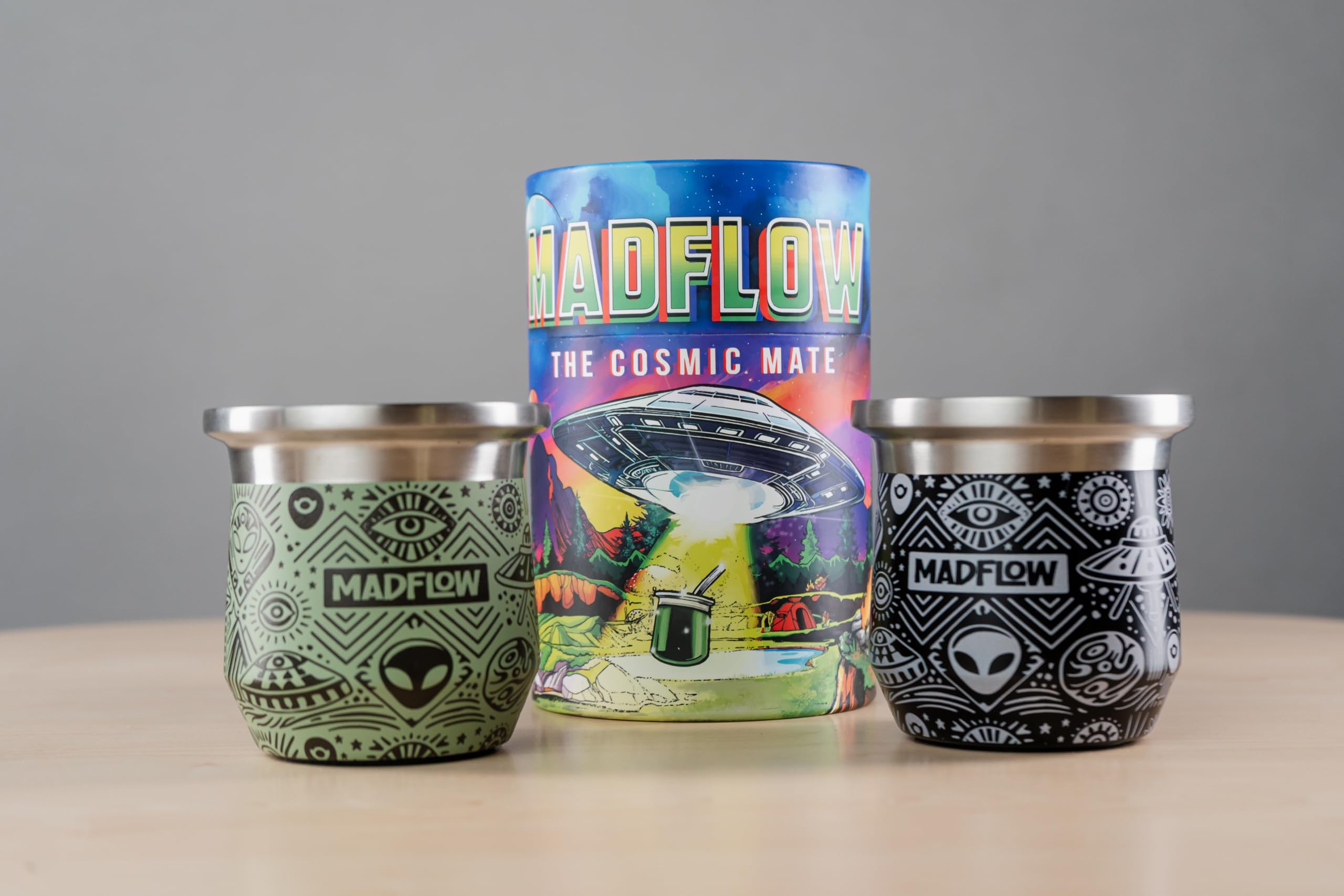 応援グッズ Mate Amazon.com: MADFLOW Yerba Mate Cup. Stainless Steel Mate Cup with