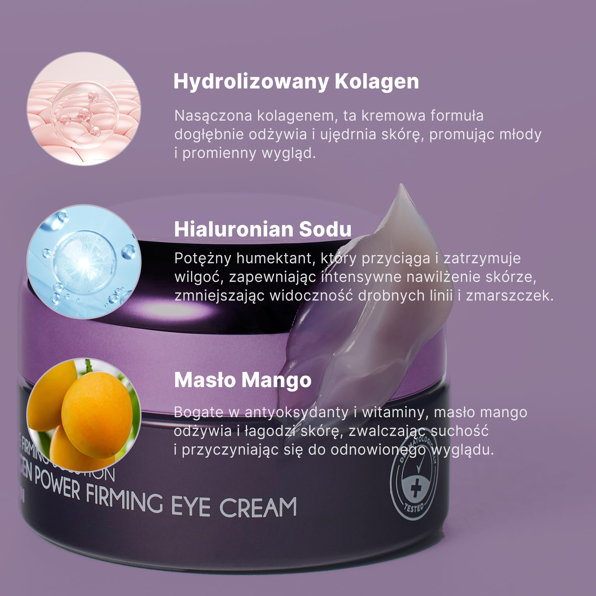 [Mizon] Kolagenowy Power Firming Krem Pod Oczy (25ml) Kolagen Morski, Przeciwzmarszczkowy, Wzmacniacz Elastyny, Nawilżający, Hialuronowym (Collagen Power Firming Eye Cream)