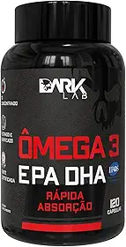Ômega 3 EPA DHA, Dark Lab, 120 Cápsulas