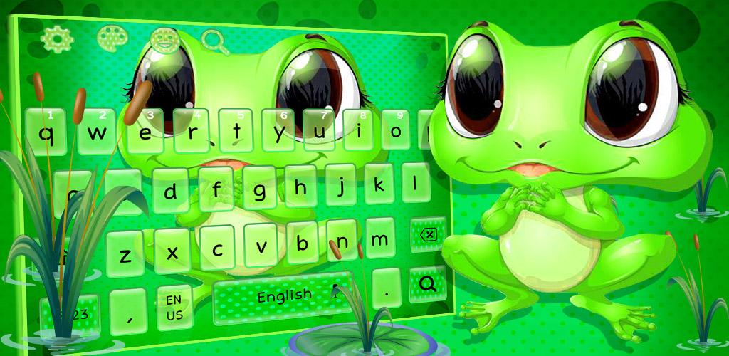 Cute Big Eyes Frog keyboard theme 🐸Amazon.esAppstore for Android