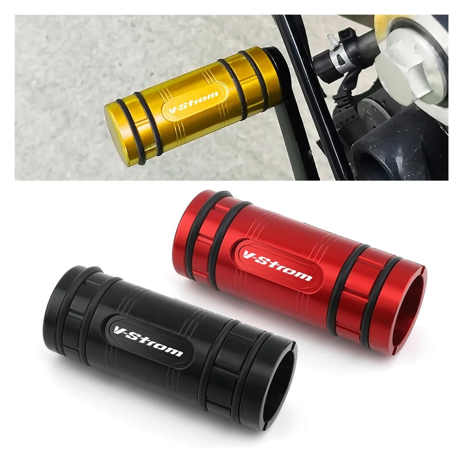 Aluminiumlegierung Für V-Strom DL 650 800 1050 XT DL650 DL1000 Motorrad-Schalthebelverlängerung Verlängerung für Motorrad-Schalthebelpedal(W-3)
