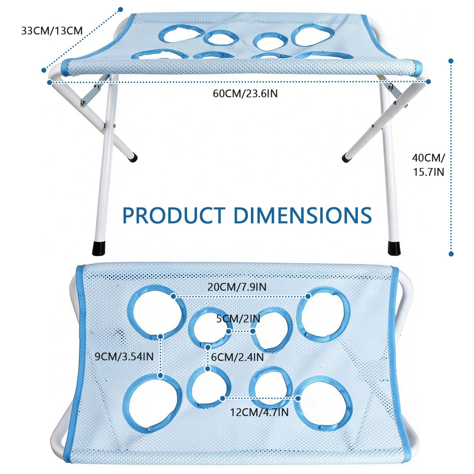 Table de Toilettage pour Chien Chat, Support de Bain Toilettage Pliable