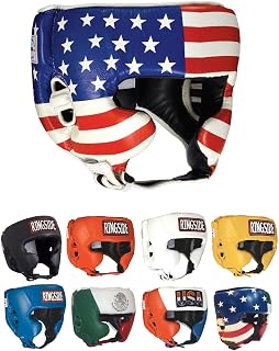 Ringside Competition Boxing Muay Thai MMA Sparring Head Protection Headgear with Cheeks