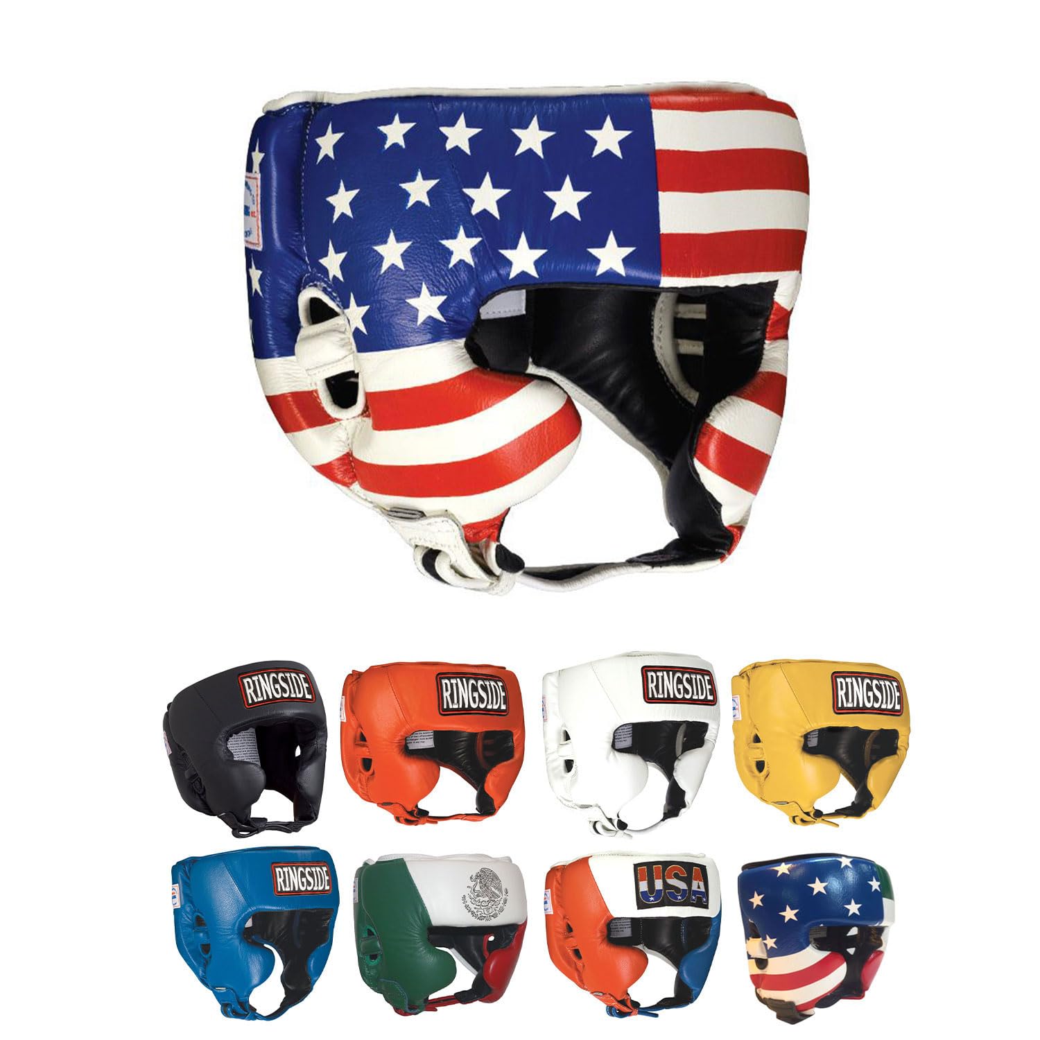 Ringside Competition Boxing Muay Thai MMA Sparring Head Protection Headgear with Cheeks