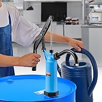 Vista 9 de VEVOR Bomba de tambor, 9.5 onzas por carrera, bomba de barril de acción de palanca, se adapta a tambores de 5-55 galones con ensamblaje de tubo