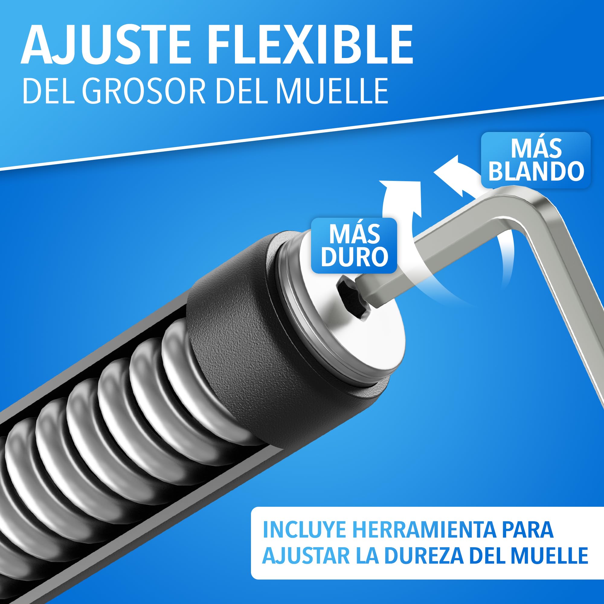 Tija de sillín con suspensión LAINFELD | Ajustable para MTB y E-Bike | Compatible con 27,2 mm, 30,9 mm y 31,6 mm | Incluye Herramientas | Ideal para Hombre y Mujer Ciclistas.