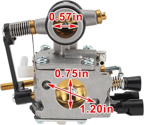 Miniatura 4 de AUTOKAY Kit de filtro de combustible de carburador TS700 para sierra de corte Stihl TS700 TS800 para Walbro WJ114 para Tillotson HS314A HS-314A