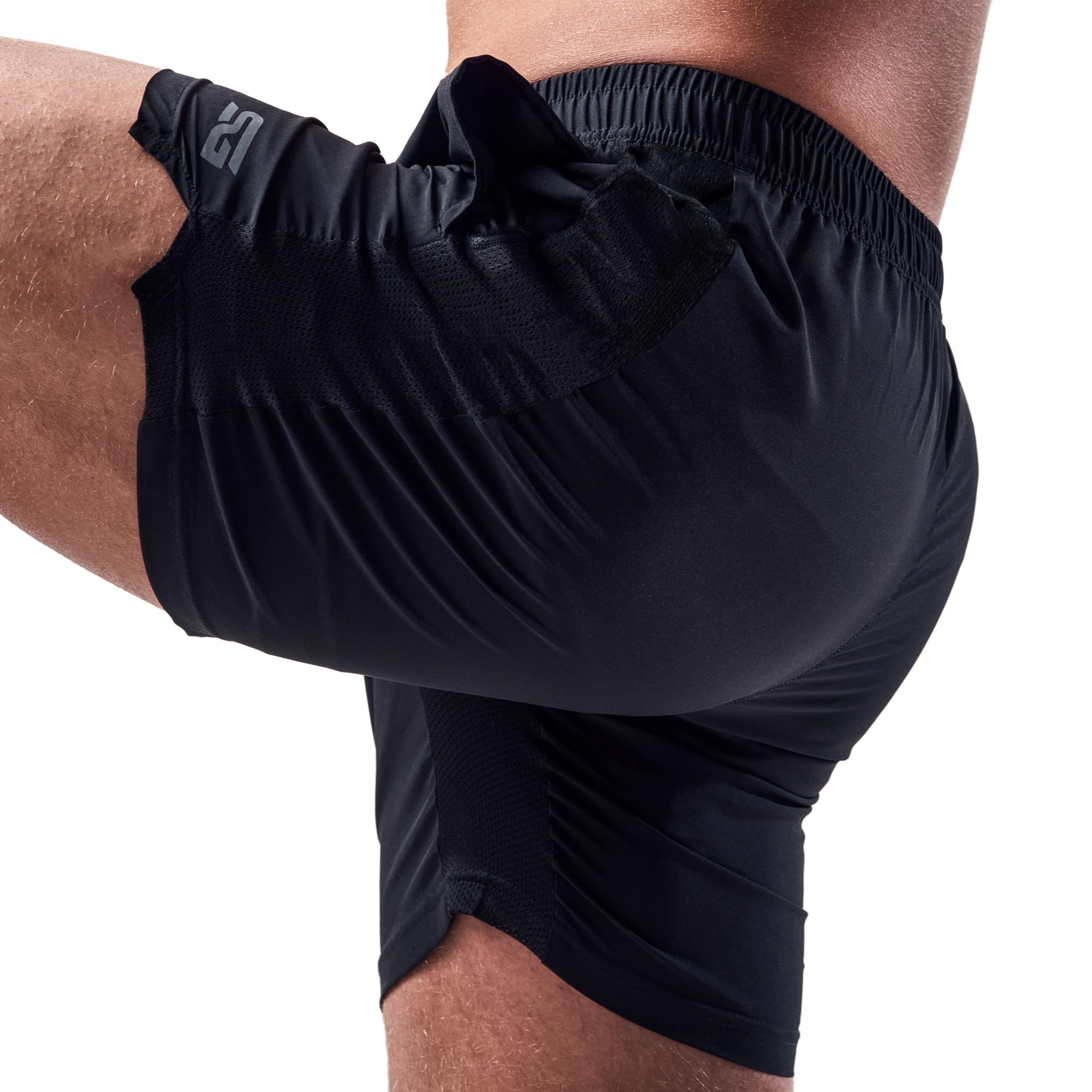 Satire Gym - Pantalones Cortos de Deporte para Hombre con Bolsillos - Pantalones Cortos Deportivos para Hombre como Pantalones de Correr (Running, Culturismo, Fitness)