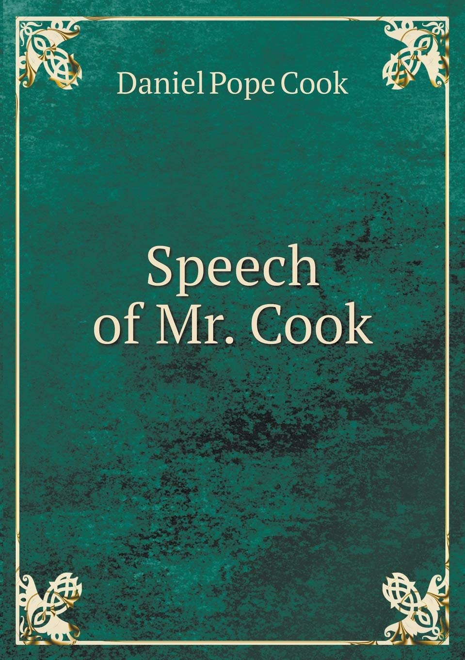 Speech of Mr. Cook