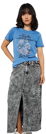 Max Women's Cotton Regular Fit URB_N Graphic Printed T-Shirt - Pack of 2