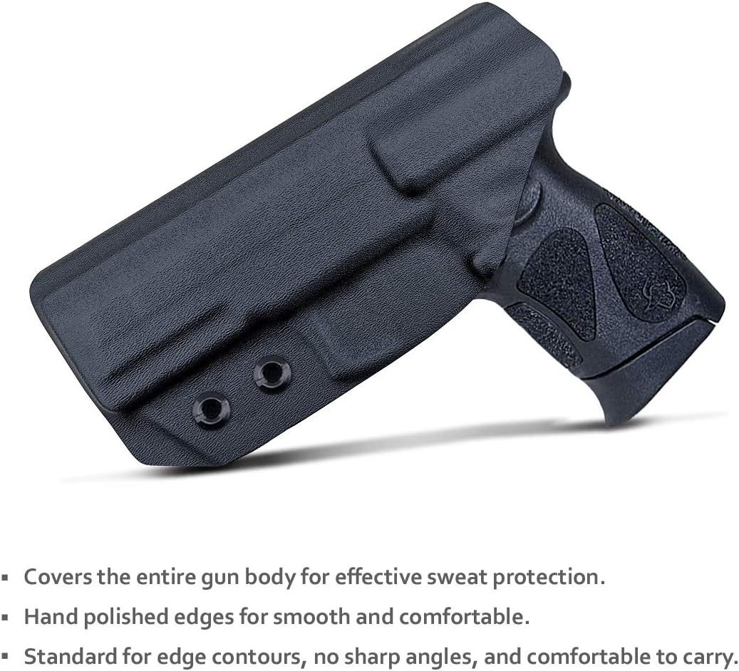 Taurus G3 IWB Kydex Holster Custom Fit: Taurus G3 9mm / .40 Pistol - Inside Waistband - Adj. Cant Retention