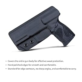 Taurus G3 Holster IWB Kydex Holster for Taurus G3 9mm / .40 Pistol Case - Inside Waistband - Taurus G3 Gun Accessories (Black, Right Hand)