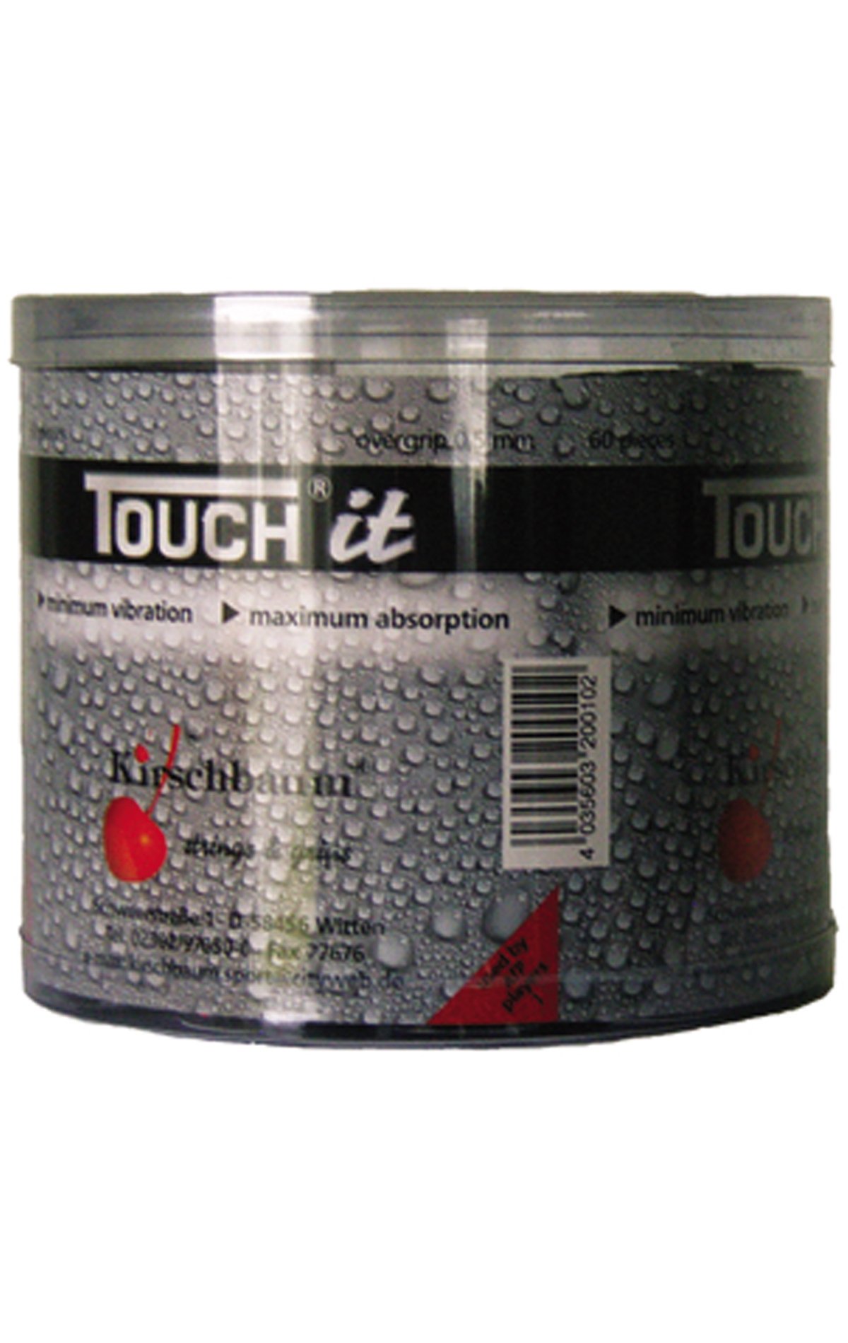 Kirschbaum 60 Touch it PRO Over Grip, Bianco