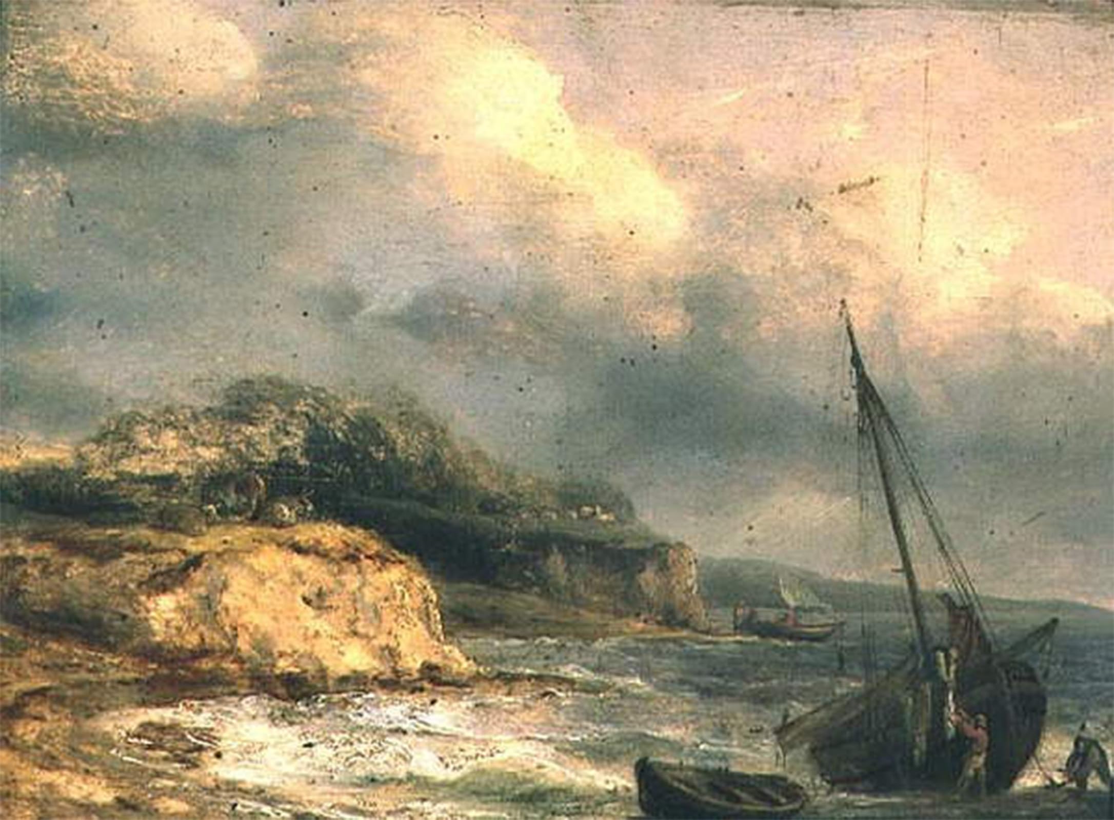 ARTXLXXBN Famous Art Print Poster Vintage Wall Art Coastal Scene by Luny Canvas Art Poster for Home Decor 60x90cm