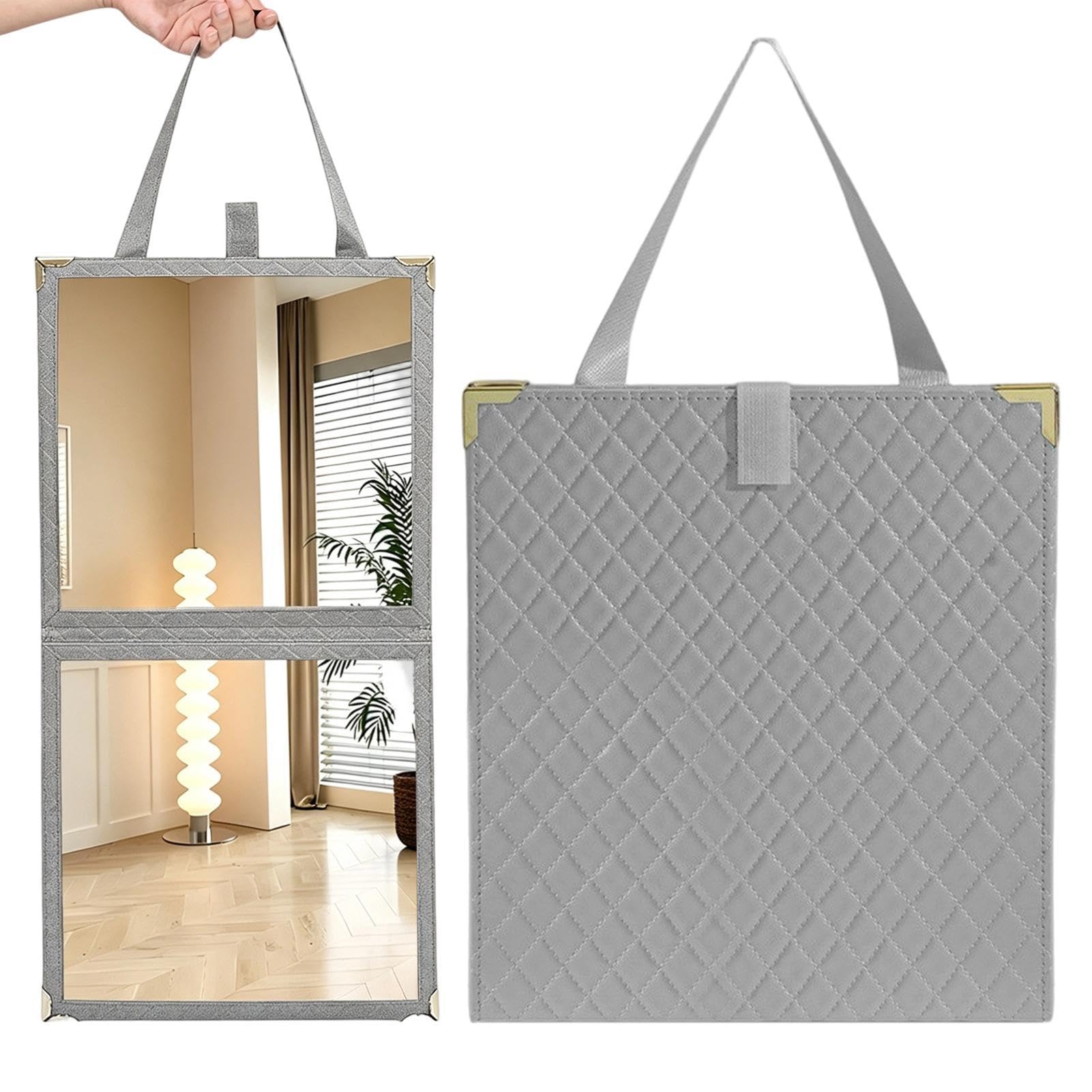 Générique Miroir en Pied Pliant Mural Incassable et en Acrylique Grandeur | Miroir pour de Scène et Loge pour Salle de Classe Studio Scène Chambre Dressing Hôtel Camping