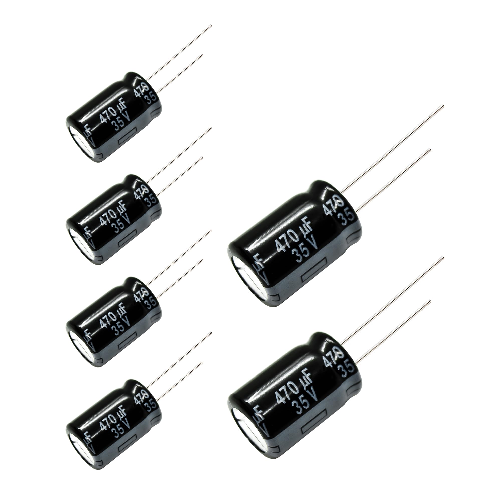 Replacement for 6 pcs Panasonic FR Series Capacitors 35V 470uf Ultra Low ESR