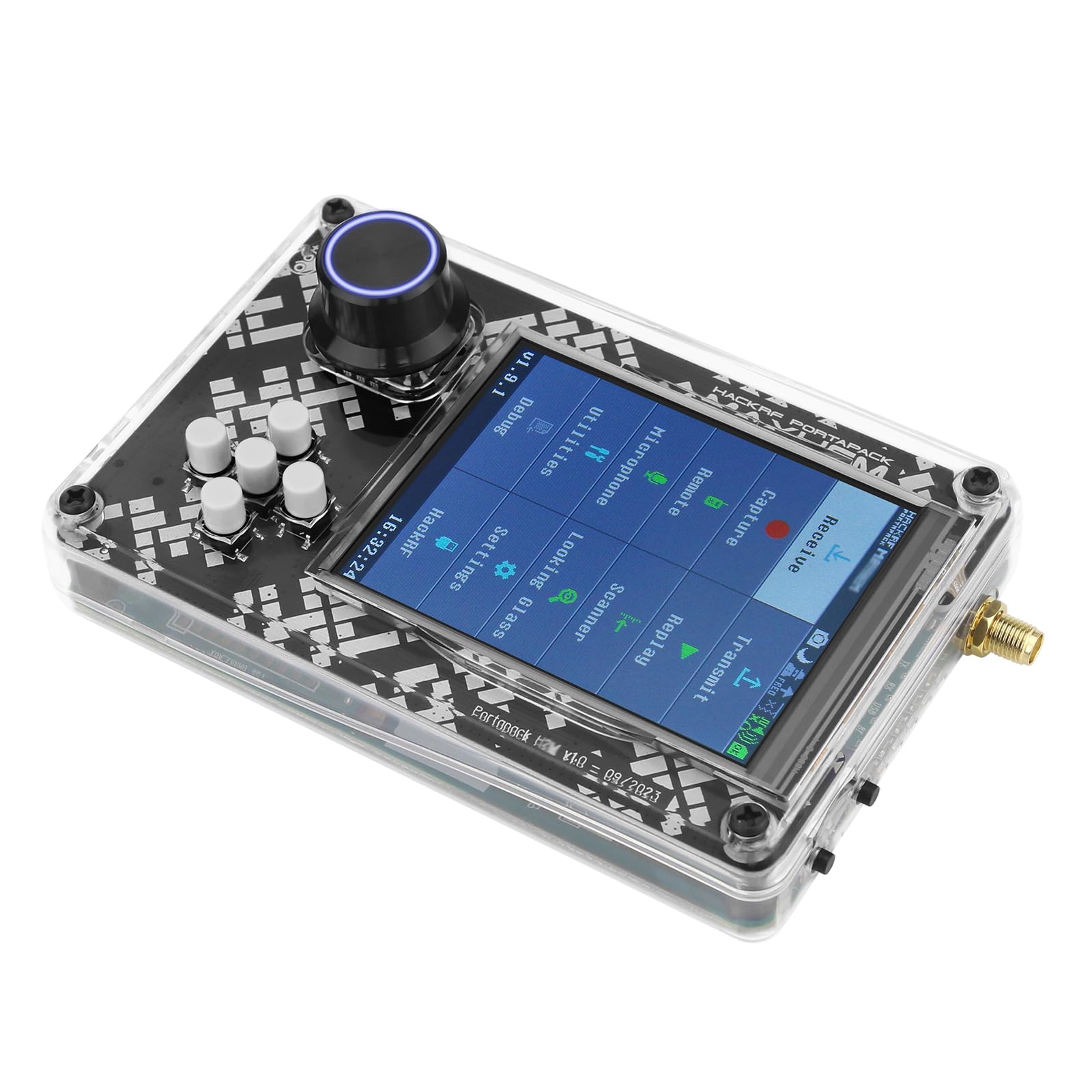 HackRF One R9 V2.0.2 SDR Radio PortaPackH2M avec 5 antennes et câble USB
