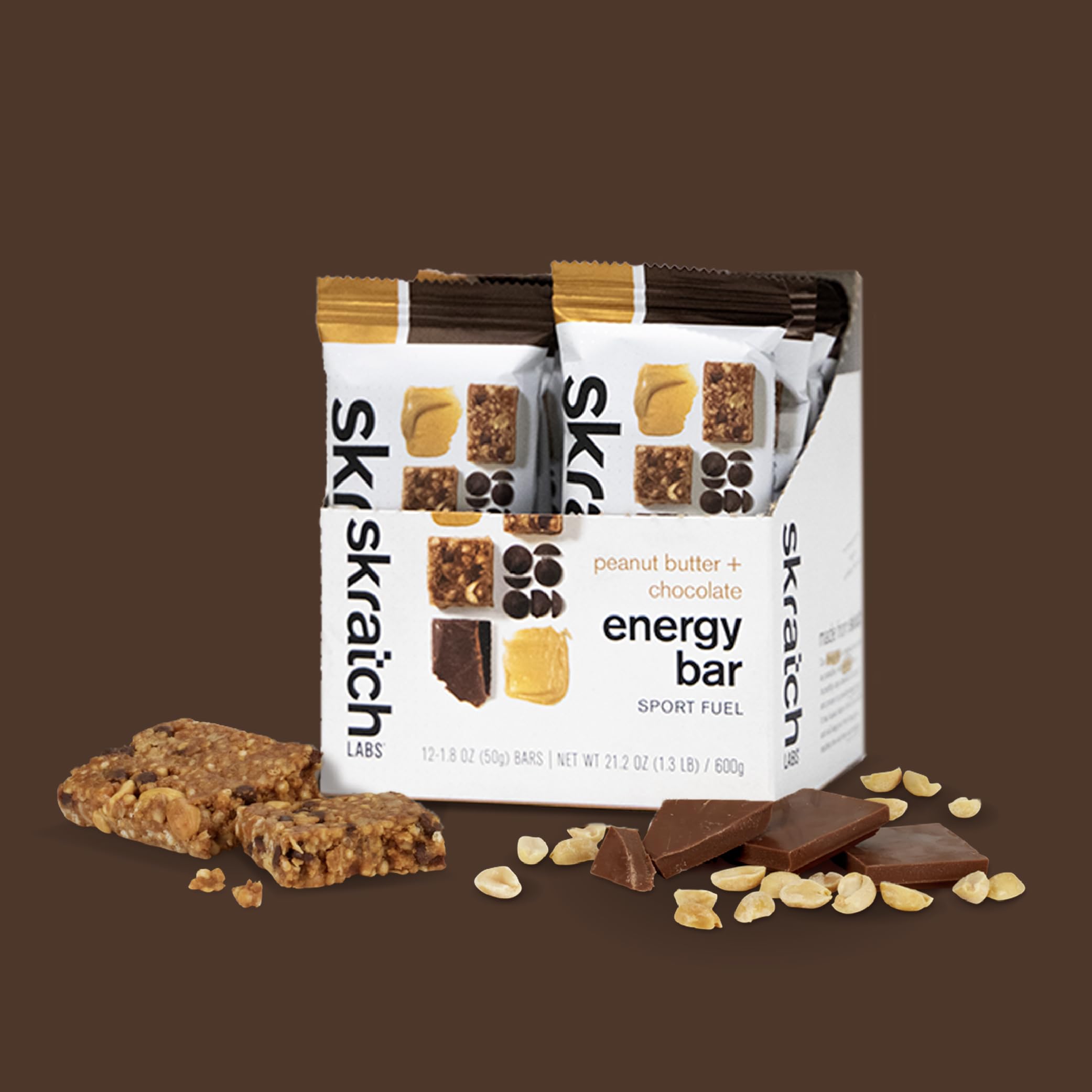 Skratch Labs Energy Bars, Peanut Butter Chocolate, 12 Pack — Amazon image 2