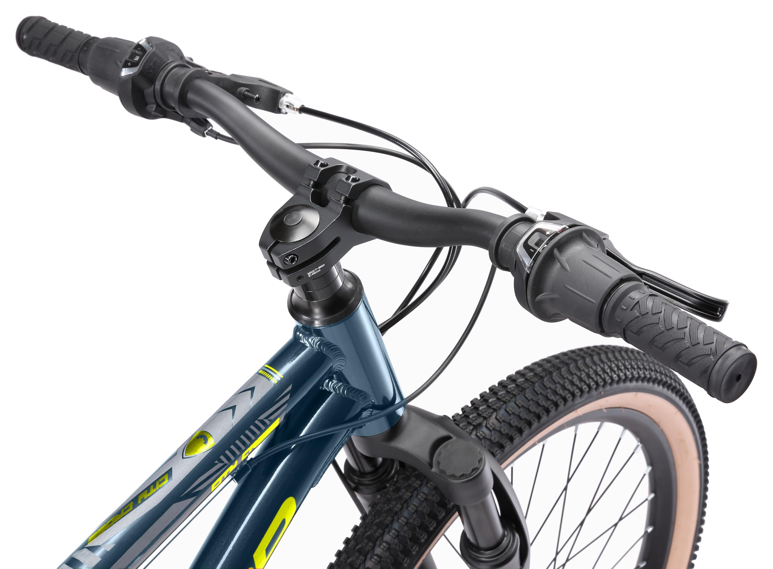 BIKESTAR Bicicleta de montaña de Aluminio Suspensión Doble Bicicleta Juvenil 24 Pulgadas de 9 años | Cambio Shimano de 21 velocidades, Freno de Disco | niños Bicicleta