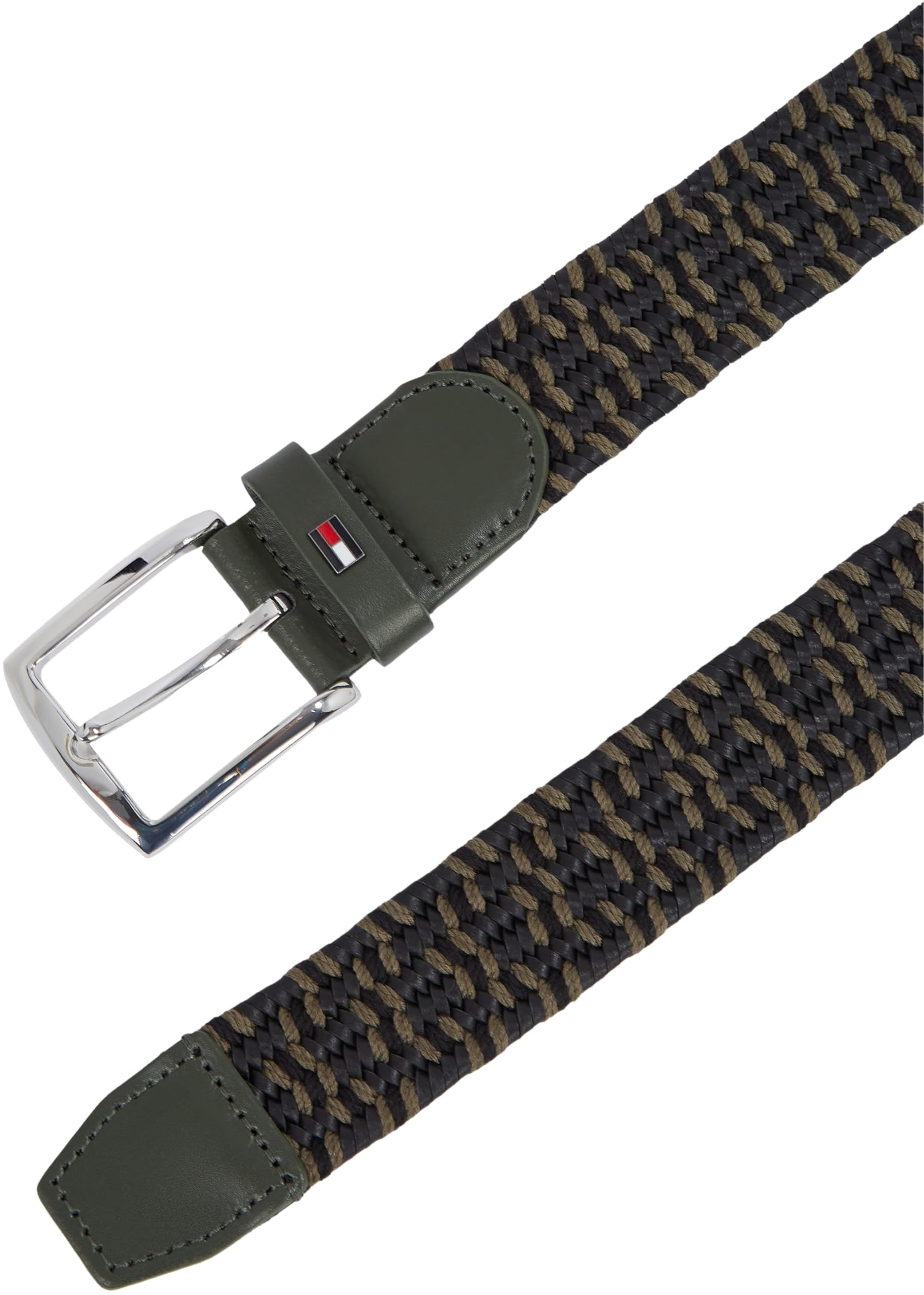 Tommy Hilfiger Denton Elastic Leather 3.5 Am0am13375 Cinturón fijo Hombre (Pack de 1)