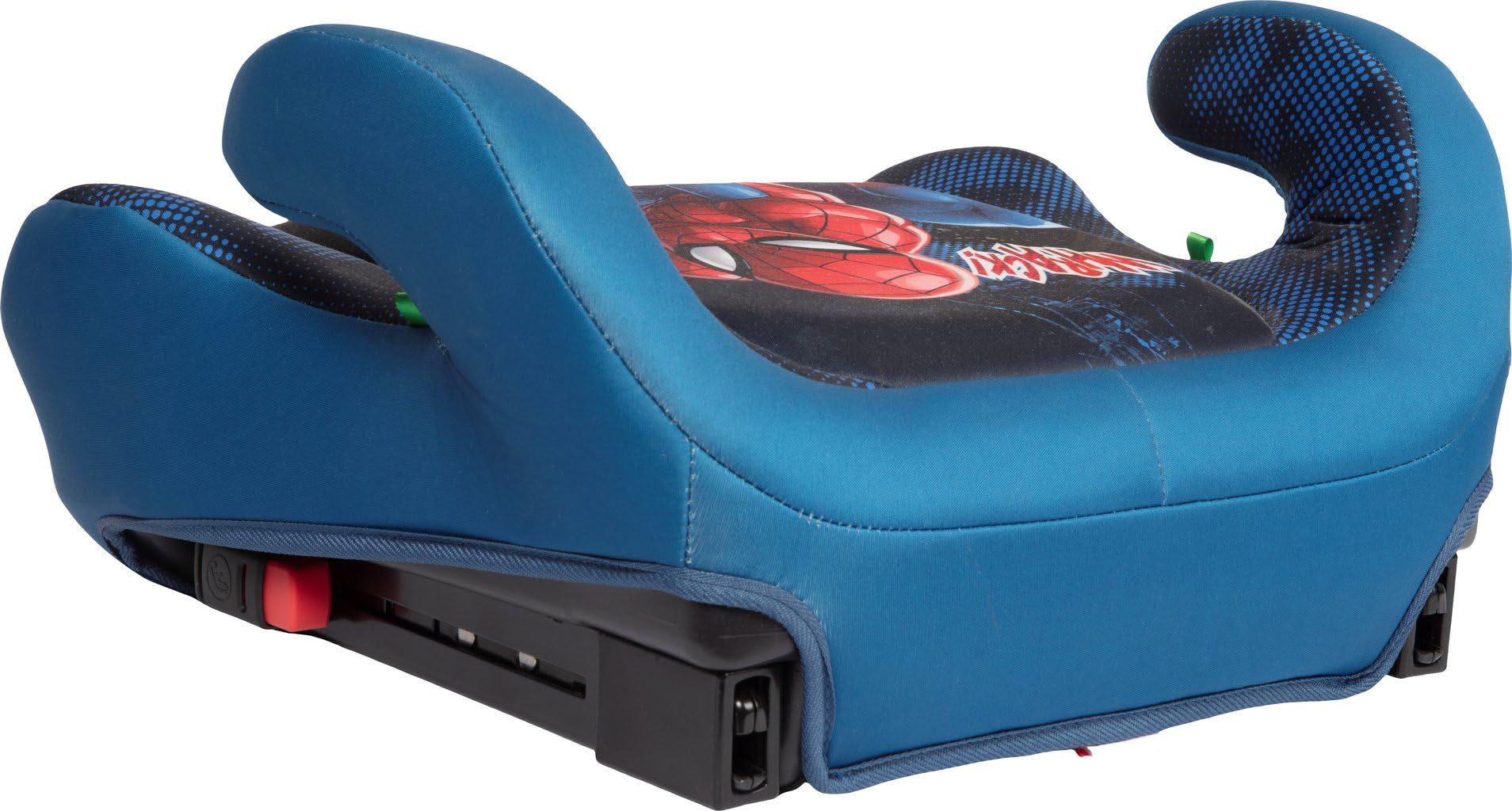 Asiento trasero infantil Marvel Spiderman i-Size ECE R129 ISOFIX, 12-150 cm, 22-36 kg, 6-12 años, grupo 3, fácil de transportar, extraíble y lavable