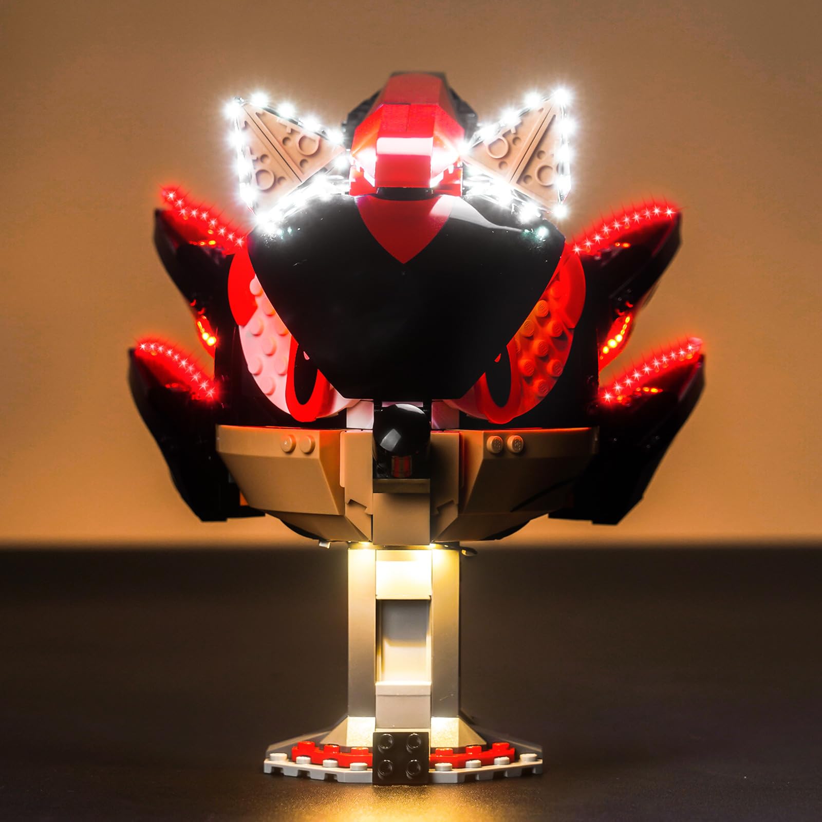 BrickBlingLED Lighting Kit Only, Compatible with Lego Sonic The H' Edgehog: Shadow The H' Edgehog (NO Model), Lights Compatible with Lego 77000 Play Set (Classic Version Light)