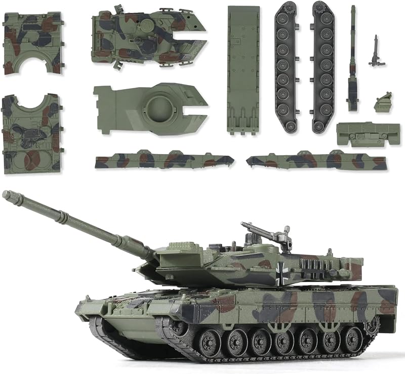 SEBUNAS 1/72 Scale Leopard 2A7 Military Tank Quick Build Model | A precision replica with exquisite paintwork—a collector-grade masterpiece crafted for adults suitable for beginners