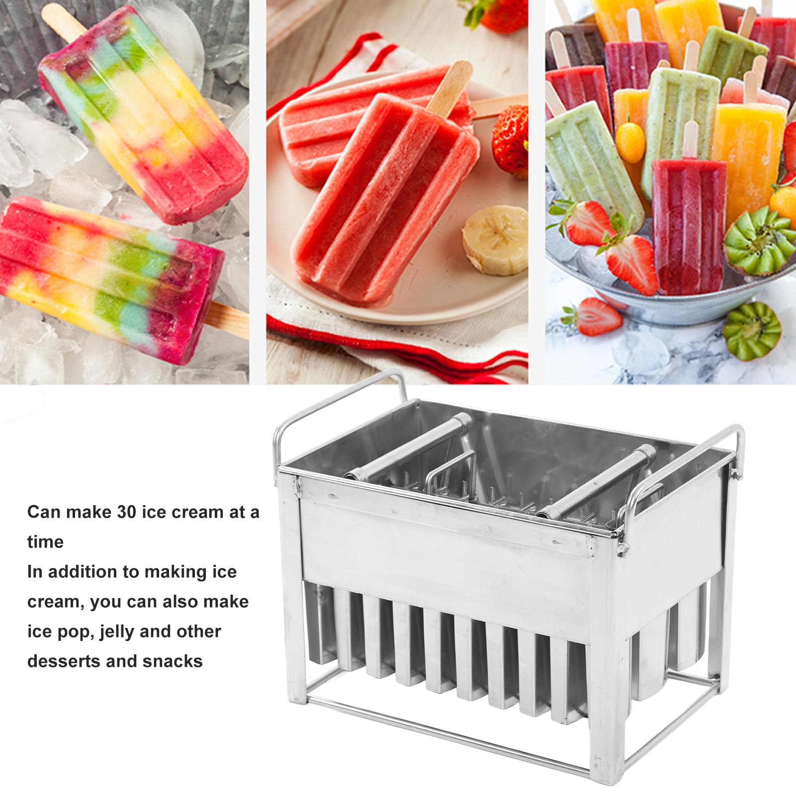moldes para polos, Molde for paletas comerciales, soporte for palitos de helado