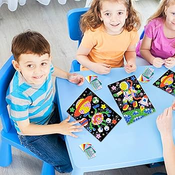 Amazon.com: CCINEE Mosaic Sticker DIY Handmade Art Crafts