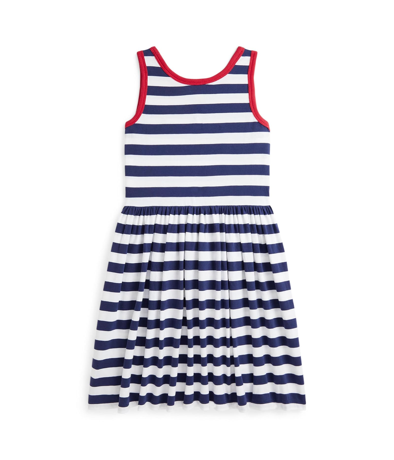 Girl's Dresses Polo Ralph Lauren Kids Striped Cotton Jersey Dress (Big Kid) - Picture 3 of 5