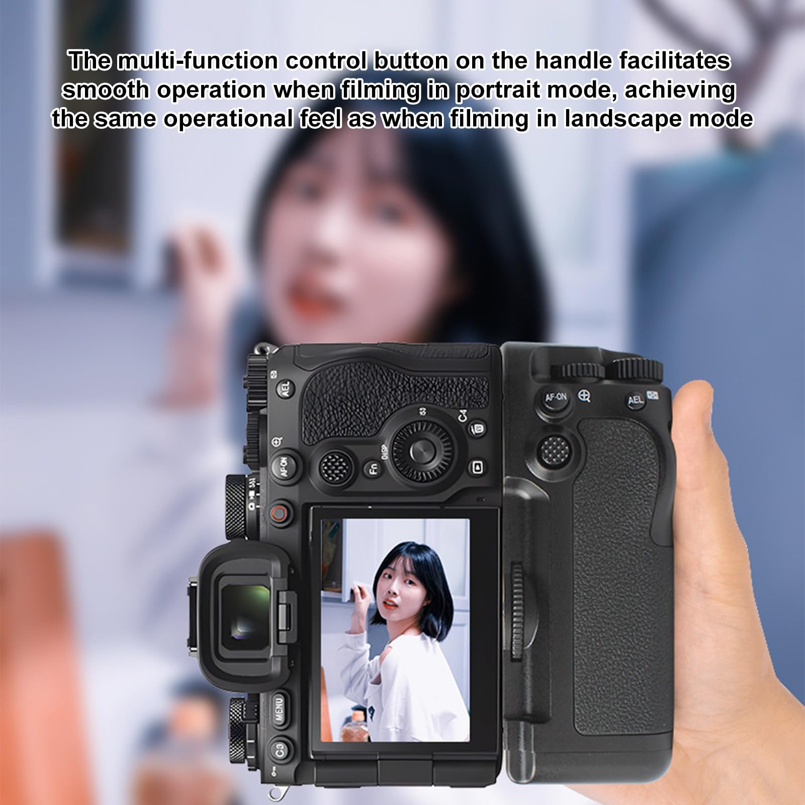 Cryfokt Impugnatura Verticale Battery Grip per A9III/A1II, Stabilità