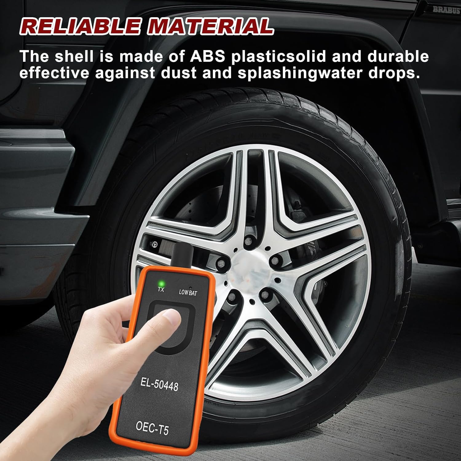 GM Automotive EL-50448 - Monitor de presión de neumáticos, herramienta de reinicio del sensor de neumáticos, accesorios de coche, compatible con la mayoría de vehículos de la serie GM
