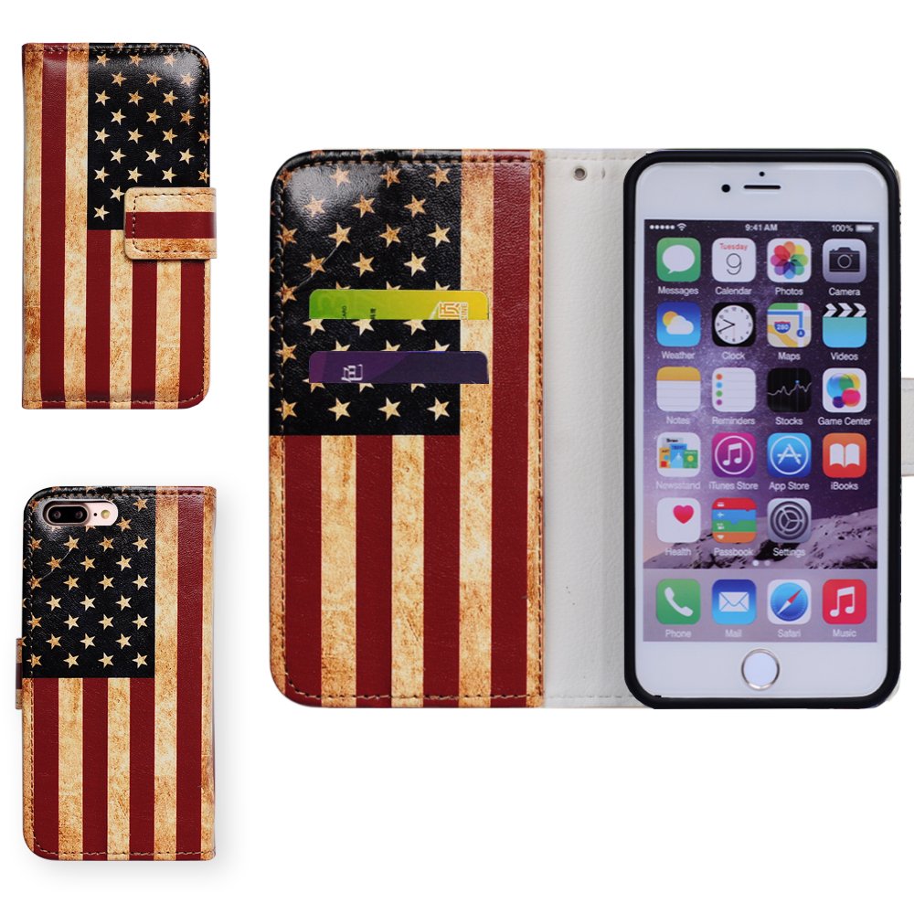 Amazon.com: Bcov Case for iPhone 8 Plus/iPhone 7 Plus, Retro