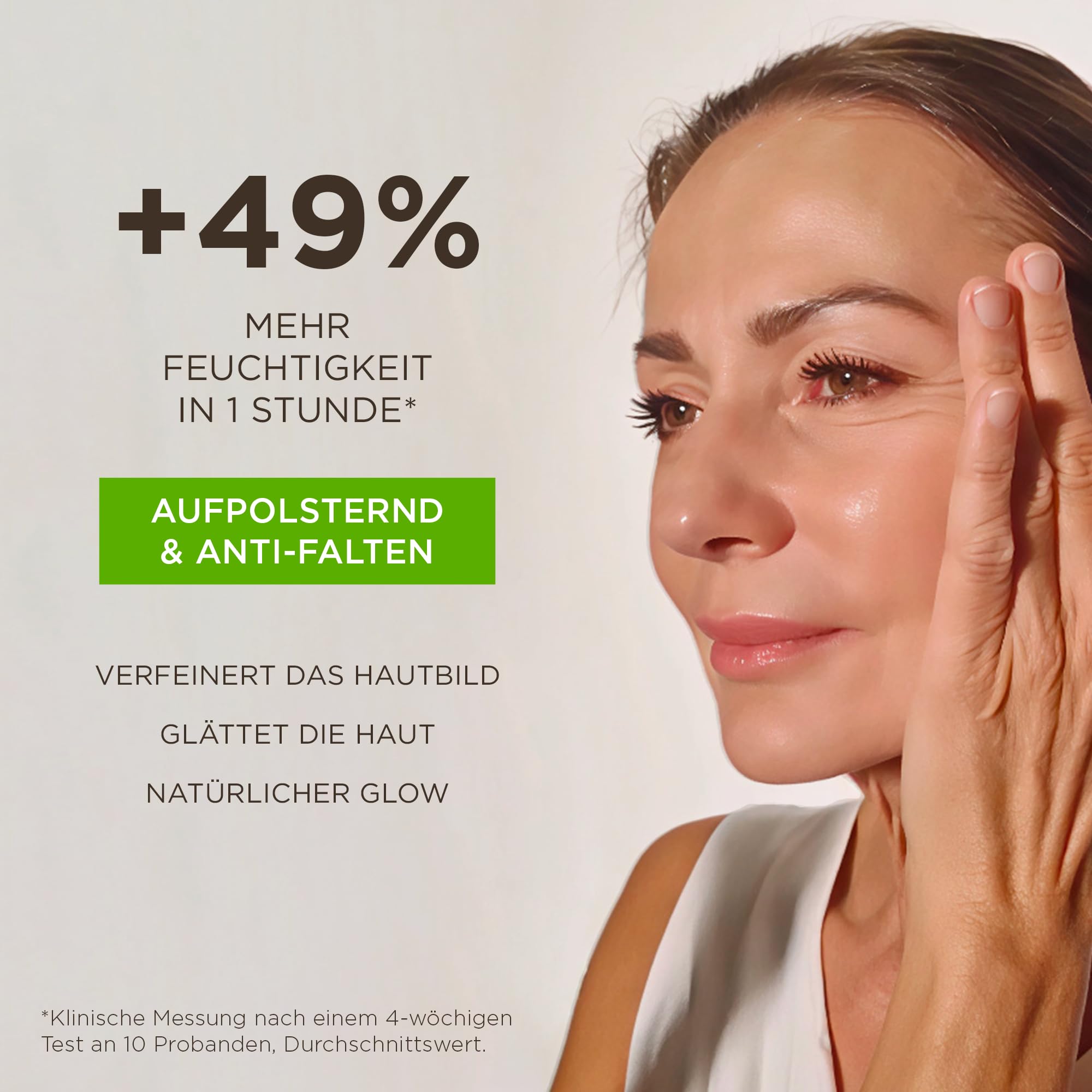 HUYGENS Hyaluron Serum Gesicht – Hyaluronsäure Konzentrat, Feuchtigkeitsspendend & Aufpolsternd mit 3% Booster – +49% mehr Feuchtigkeit nach 1 Std., 99% natürlich – 30 ml