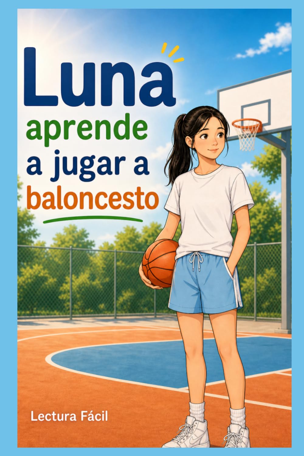 Luna aprende a jugar a baloncesto: Una historia de lectura fácil sobre confianza, participación y aprendizaje paso a paso: 1 (Lectura Fácil para la Vida Diaria)