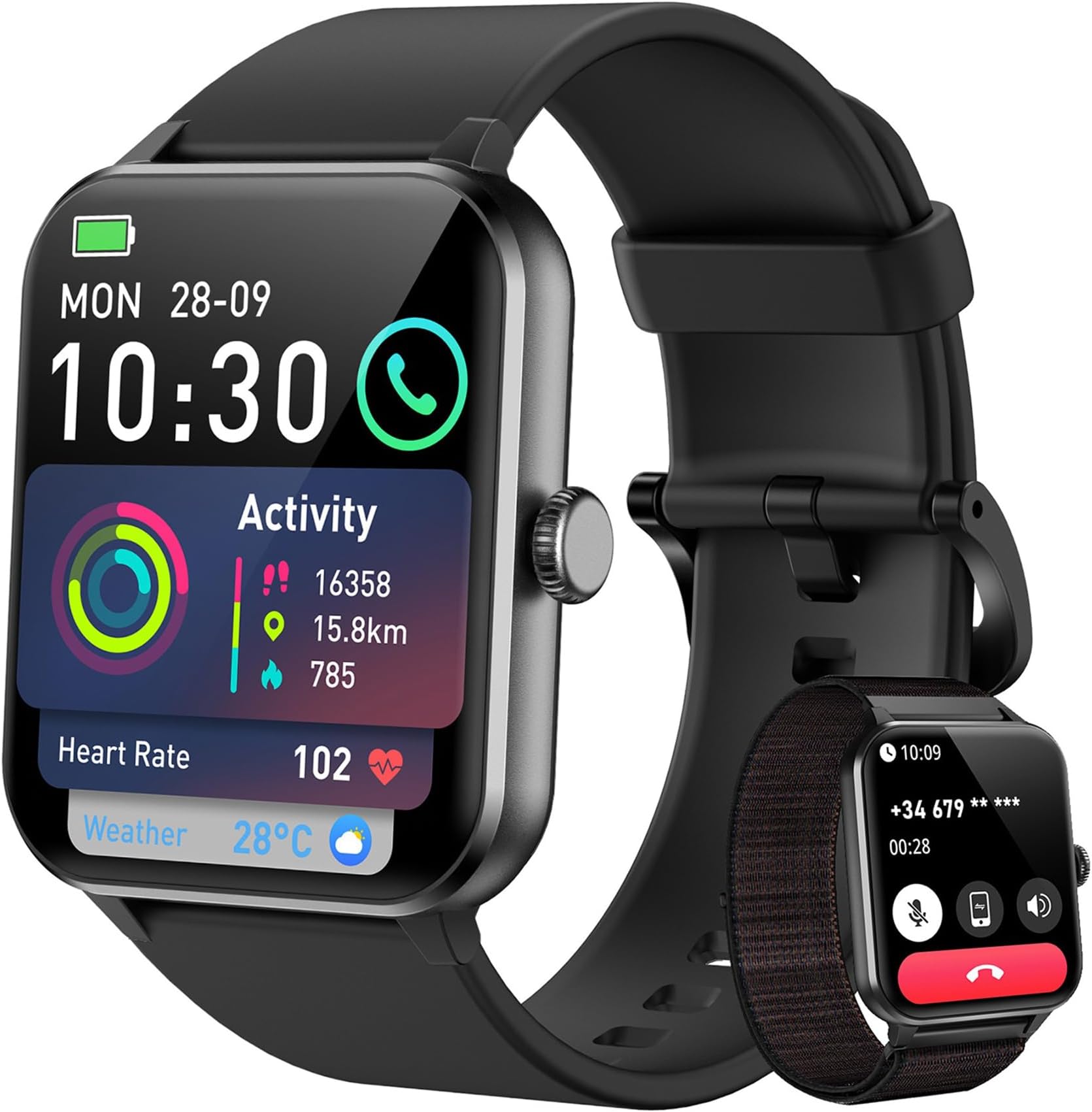 Atlanta Fitnesstracker Damen Smartwatch - Mit Herzfrequenz & Blutdruck Messung