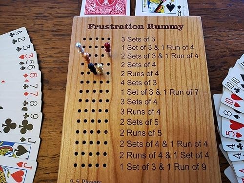 Miniatura 4 de Tablero de juego Rummy de la frustración del deluxe/del viaje