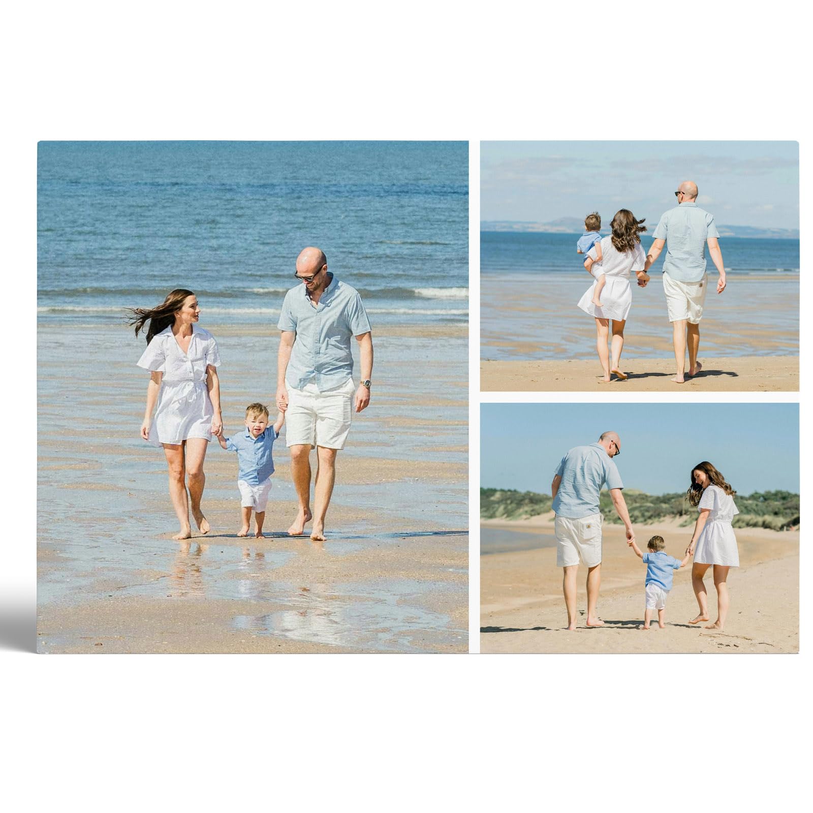 FOSOQIB Impressions sur toile personnalisées avec vos photos - Impressions sur toile personnalisées pour occasion spéciale - Impressions sur toile personnalisées pour art mural - Photos sur toile