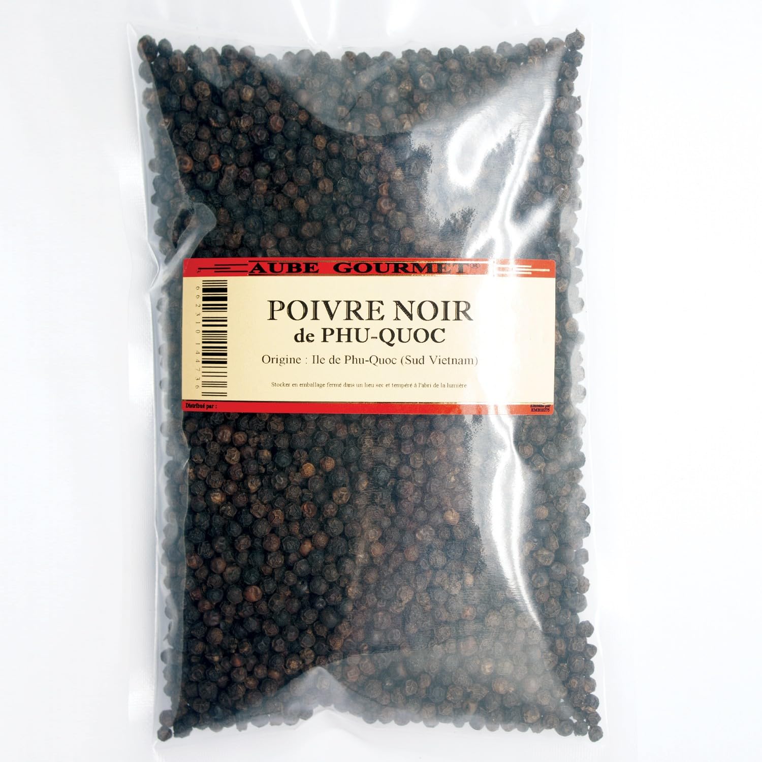 Aube-Gourmet Poivre noir de Phu-Quoc en sachet de 250 grammes