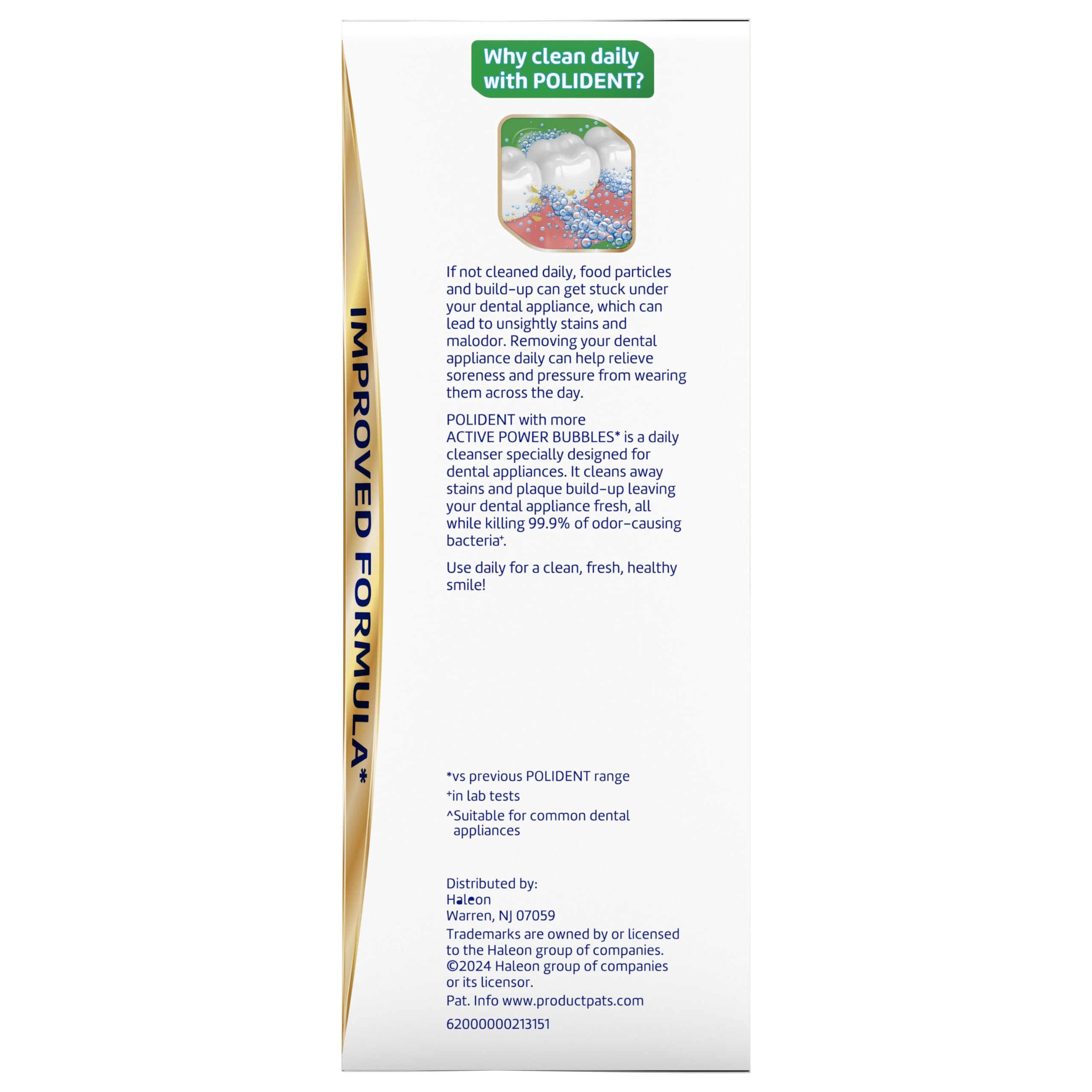 Polident Dental Appliance Cleanser - Antibacterial Tablets -13 Polident Dental Appliance Cleanser - Antibacterial Tablets -13