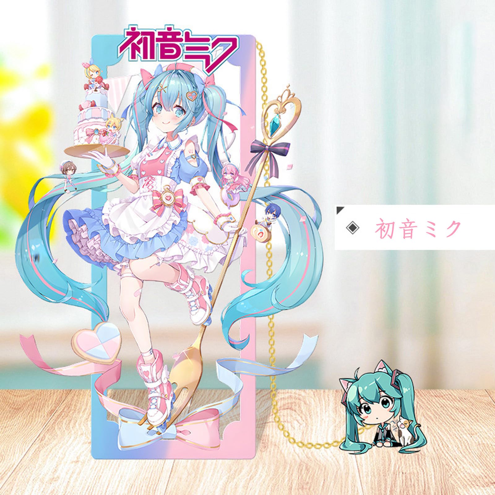 Amazon.co.jp: 初音ミク しおり ブックマーク 金属製 読書 学生 ギフト