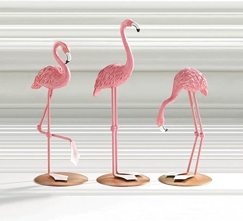 Miniatura 3 de Accent Plus Flamingo de mesa (juego de 3) 3.25x2.75x8.25