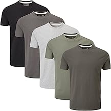 Charles Wilson 5er Packung Einfarbige T-Shirts mit Rundhalsausschnitt