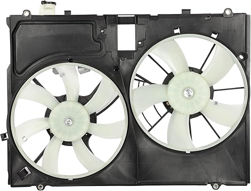 Conjunto de ventilador de condensador de radiador, ventilador de refrigeración, lado del pasajeroLH RH 620-555 KFKGF Universal Slim Fan Push Pull