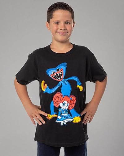 Miniatura 5 de Mad Engine Poppy Playtime - Camiseta con estampado de personajes de Poppy and Wuggy para niño