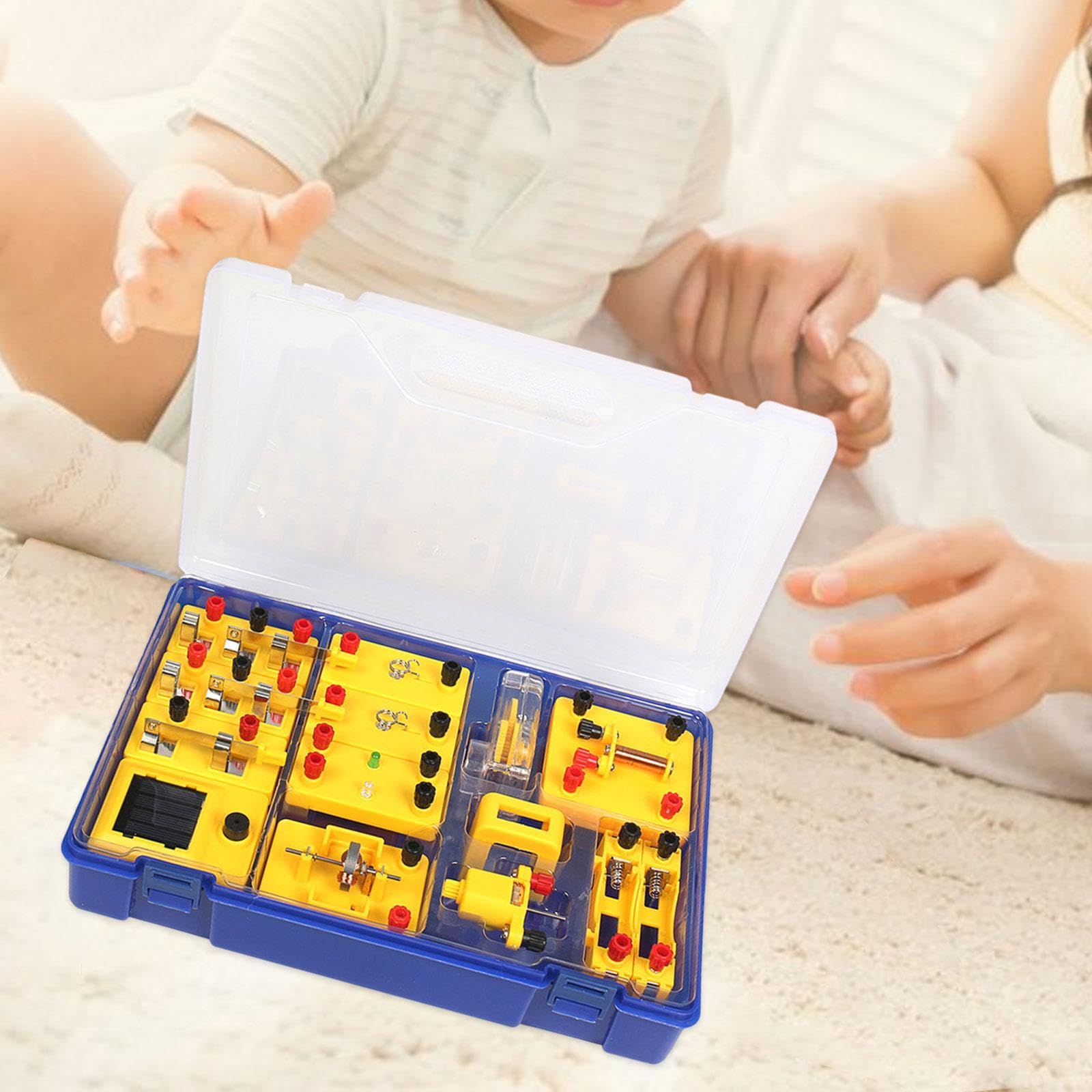 predolo Physik Lernkit Elektrische Schaltkreis Bausatz Experimentierkasten Stromkreis Material DIY set für Praktische Experimente Und Förderung Technischer