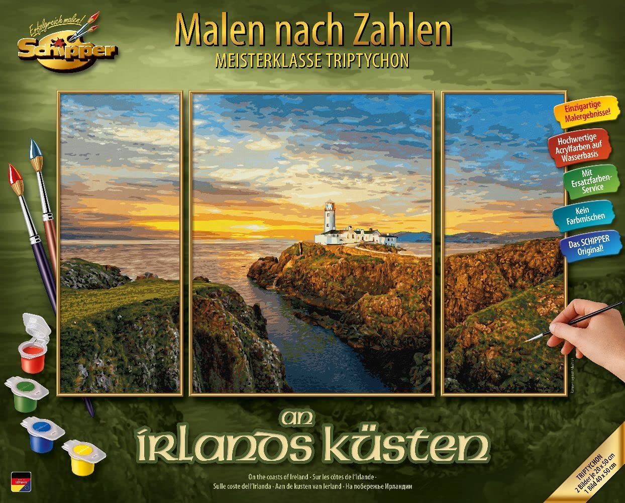 Malen nach Zahlen - An Irlands Küsten