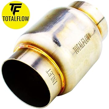 TOTALFLOW 6642 Mini Race Exhaust Muffler | 304 Stainless Steel | 3