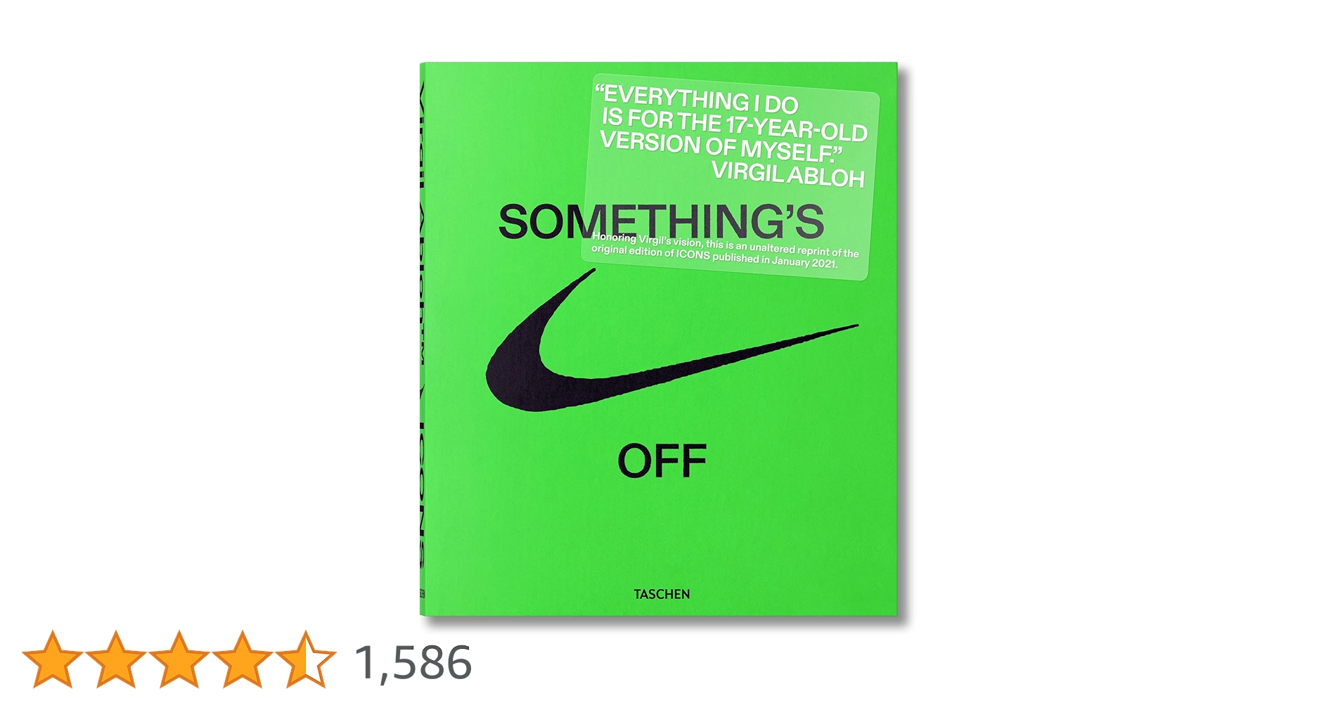 アート・デザイン・音楽 Virgil Abloh. Nike ICONS / Taschen Virgil Abloh. Nike. ICONS: Abloh, Virgil: 9783836585095